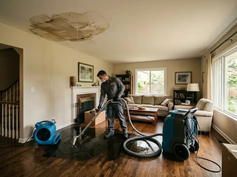 attic-pipe-burst-ceiling-drip-008 — frequently asked questions, Water Damage Restoration & Carpet Care in Hooverson Heights,…